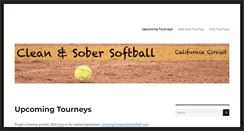 Desktop Screenshot of cleanandsoberball.com